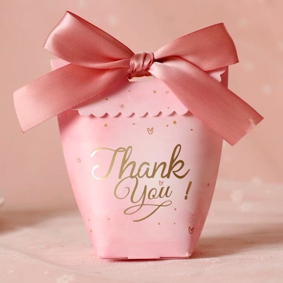 20PCS Candy Box /Gifts Ribbon Box/Wedding Holiday Party Favors Box/Candy Bag - Picture 9 of 10